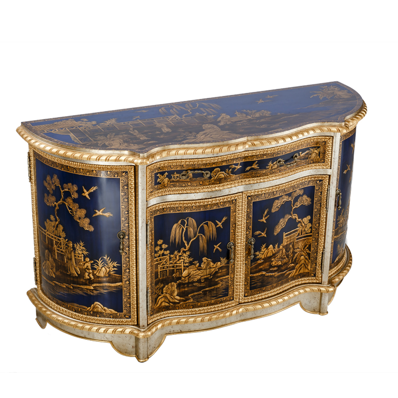 home decor unique Hallway Gold And colour Wood Curved Furniture side desk and  dinner console Table