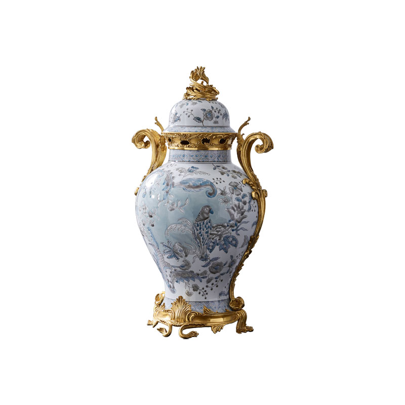 Traditional Home Decor Exhibitions Gallery Design Gift Indoor Ornament China Porcelain Ginger Jar